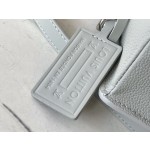 𝐋𝐎𝐔𝐈𝐒𝐕𝐔𝐈𝐓𝐓𝐎𝐍 M82281 Grey green full leather men's bag and messenger bag series